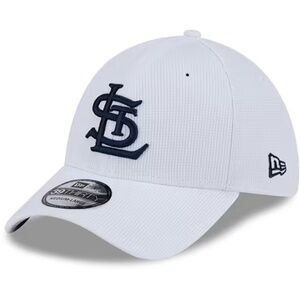 NWT NEW ERA ST LOUIS CARDINALS MENS WHITE ACTIVE 39THIRTY CLASSIC FLEX HAT